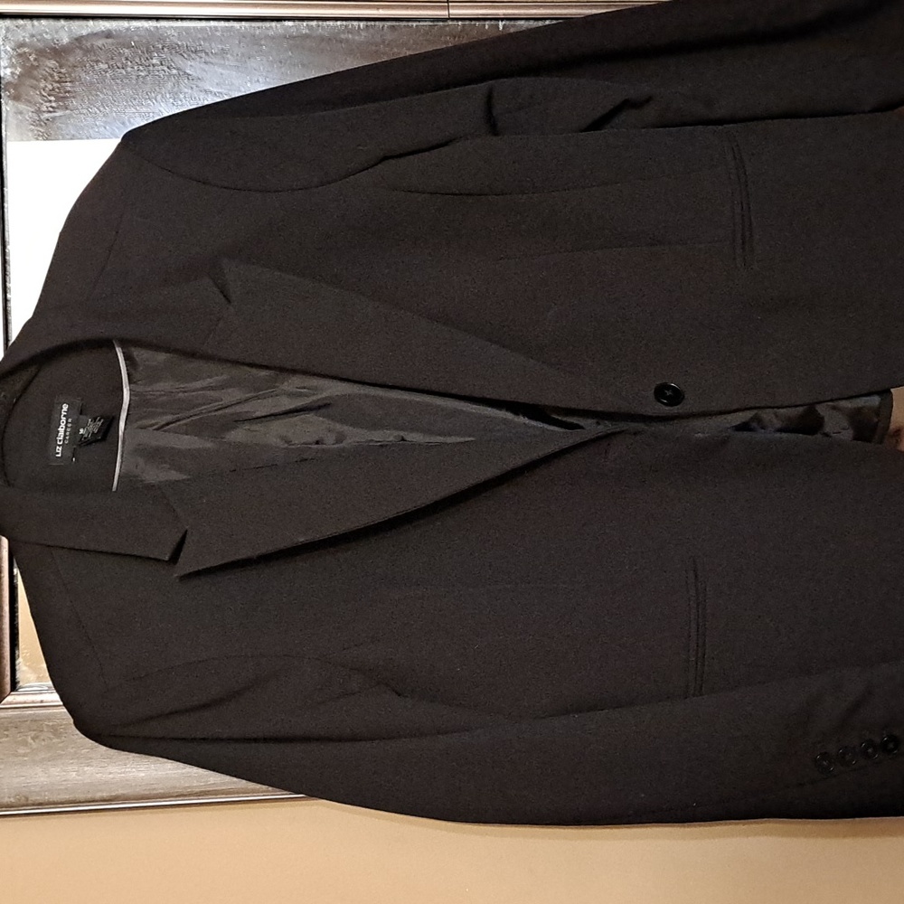 Long sleeve black size c 14 Liz Claiborne business jacket
